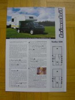 bimobil Husky 230 Mitsubishi L200 Prospekt NEU