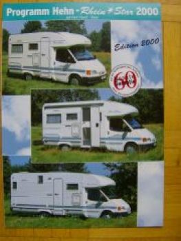 Hehn Programm Rhein Star 2000 Prospekt +Preise Ford Transit