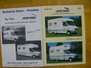 Hehn Mobil Edition 2000 Mercedes Benz Sprinter Prospekt