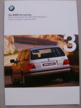 BMW 3er Touring Prospekt 316i-328i-318tds/325tds 1998 NEU