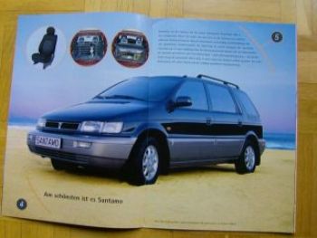Mitsubishi Santamo Prospekt 6/2000 NEU