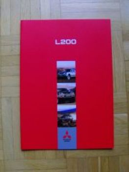Mitsubishi L200 Prospekt 12/2002 NEU