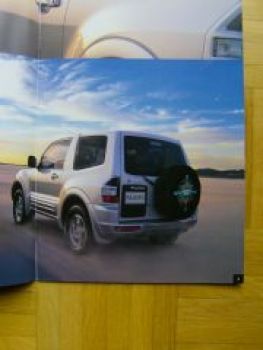 Mitsubishi Pajero 8/2002 Prospekt NEU