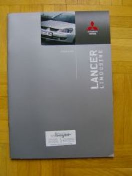 Mitsubishi Lancer Limousine Prospekt 9/2005 NEU