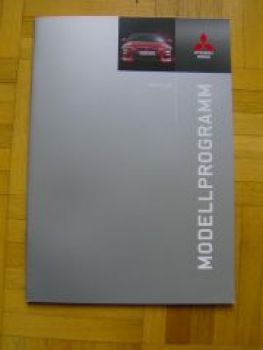 Mitsubishi Modellprogramm Gesamtprospekt 9/2007 NEU