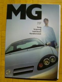 MG TF Prospekt Niederlande 2003 NEU