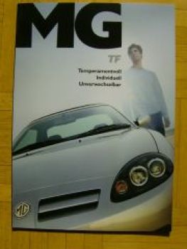 Rover MG TF Prospekt 3/2002 NEU