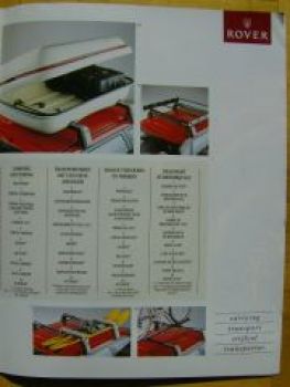 Rover 200 400 serie Zubehör Prospekt Rarität