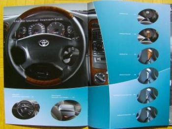 Toyota Avensis Zubehör Prospekt 11/2000 NEU