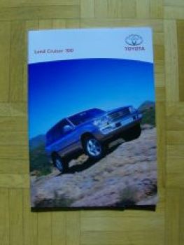 Toyota Land Cruiser 100 Prospekt +Preisliste 11/2004 NEU