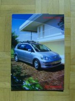 Toyota Avensis Verso Zubehör Prospekt 2/2004 NEU