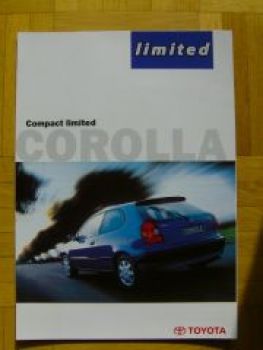 Toyota Corolla Compact limited Prospekt 7/1998 NEU