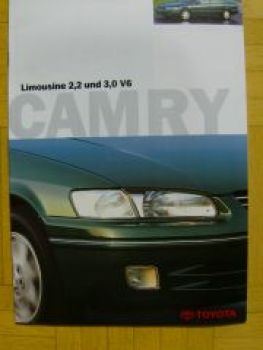 Toyota Camry Limousine 2.2 und 3.0V6 Prospekt 11/1996 NEU