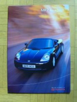 Toyota MR2 Roadster Prospekt UK Rechtslenker 4/2000