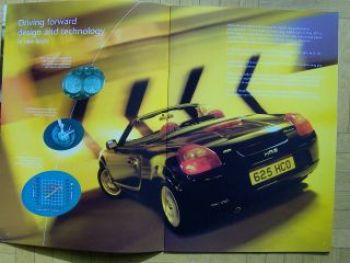 Toyota MR2 Roadster Prospekt UK Rechtslenker 4/2000