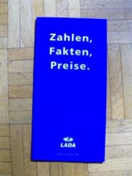 Lada Preisliste 10/1996 Samara +Forma Niva NEU