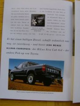 Toyota Hilux Xtra Cab 4X4 Prospekt 2/1995 NEU