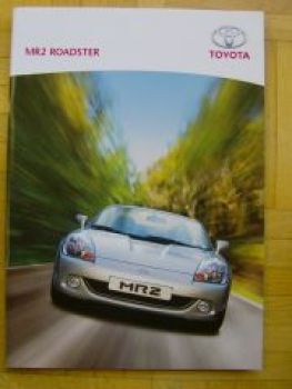 Toyota MR2 Roadster Prospekt 6/2004 NEU Typ W3