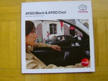 Toyota Aygo Black & Cool Sonderprospekt NEU 6/2006
