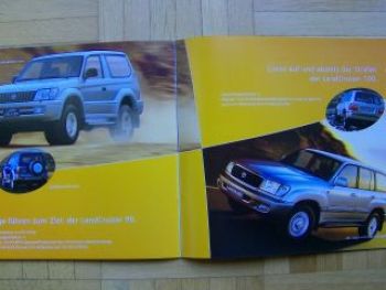 Toyota Modellprogramm Prospekt +Preisliste 4/2001 NEU