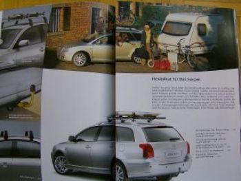 Toyota Avensis Zubehör Prospekt +Preise 8/2003 NEU