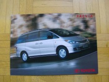 Toyota Previa Prospekt 4/2000 NEU