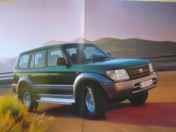 Toyota Land Cruiser Prospekt 10/1996 NEU