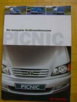 Toyota Picnic Prospekt 11/1996 NEU