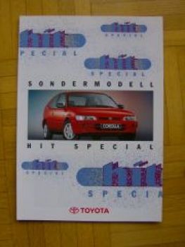 Toyota Corolla Sondermodell Hit Special 2/1996 NEU