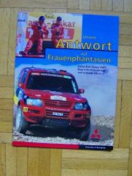 Mitsubishi Rallye Paris-Dakar 2001 Jutta Kleinschmidt Prospekt