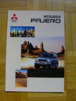 Mitsubishi Pajero Prospekt 10/1998 NEU