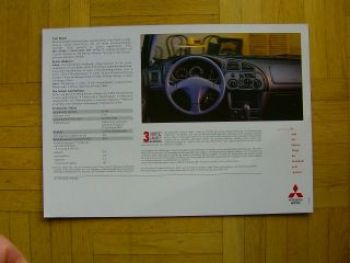 Mitsubishi Colt Bistro Prospekt 6/1998 NEU