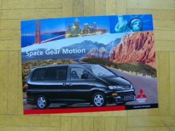 Mitsubishi Space Gear Motion Prospekt 11/1999 NEU