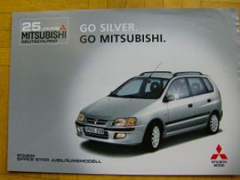 Mitsubishi Space Star 25jahre Mitsubishi 2/2002 Prospekt