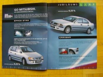 Mitsubishi Go Silver Prospekt alle Modelle 3/2002 News