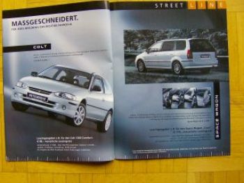 Mitsubishi Go Silver Prospekt alle Modelle 3/2002 News