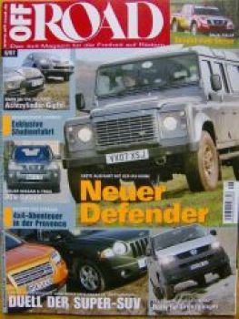 Off Road 6/2007 BMW X5 E70 Touareg Defender Compass T5 Seikel