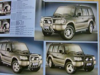 S.O.R. Mitsubishi Galloper Zubehör Prospekt 9/1998 NEU