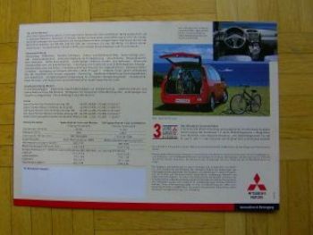 Mitsubishi Space Runner Prospekt 6/1999 NEU