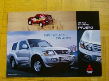 Mitsubishi Pajero Prospekt 4/2000 NEU