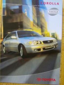 Toyota Corolla linea sol limited Prospekt 2/2001 NEU