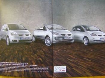 Mitsubishi Colt 30 Jahre Sonderprospekt 3/2007 NEU