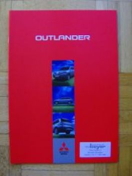 Mitsubishi Outlander Prospekt 10/2003 NEU