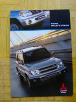 Mitsubishi Pajero Pinin Prospekt 2/2002 NEU