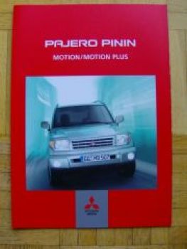 Mitsubishi Pajero Pinin Prospekt Motion/Motion Plus 3/2003 NEU