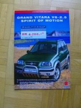 Suzuki Grand Vitara V6-2.5 Spirit of Motion Prospekt 4/2000