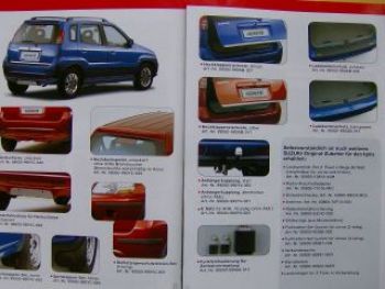 Suzuki Ignis 3-türer & 5-türer Zubehör Prospekt 11/2000 NEU