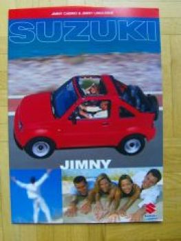 Suzuki Jimny Cabrio & Limousine Prospekt +Preise 2/2001 NEU