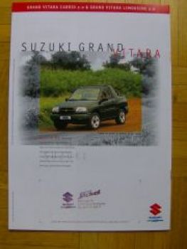 Suzuki Grand Vitara Cabrio/Limousine 2.0 Prospekt 4/1999