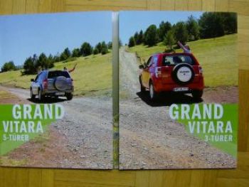 Suzuki Grand Vitara Prospekt 3türer+5türer 10/2005 NEU